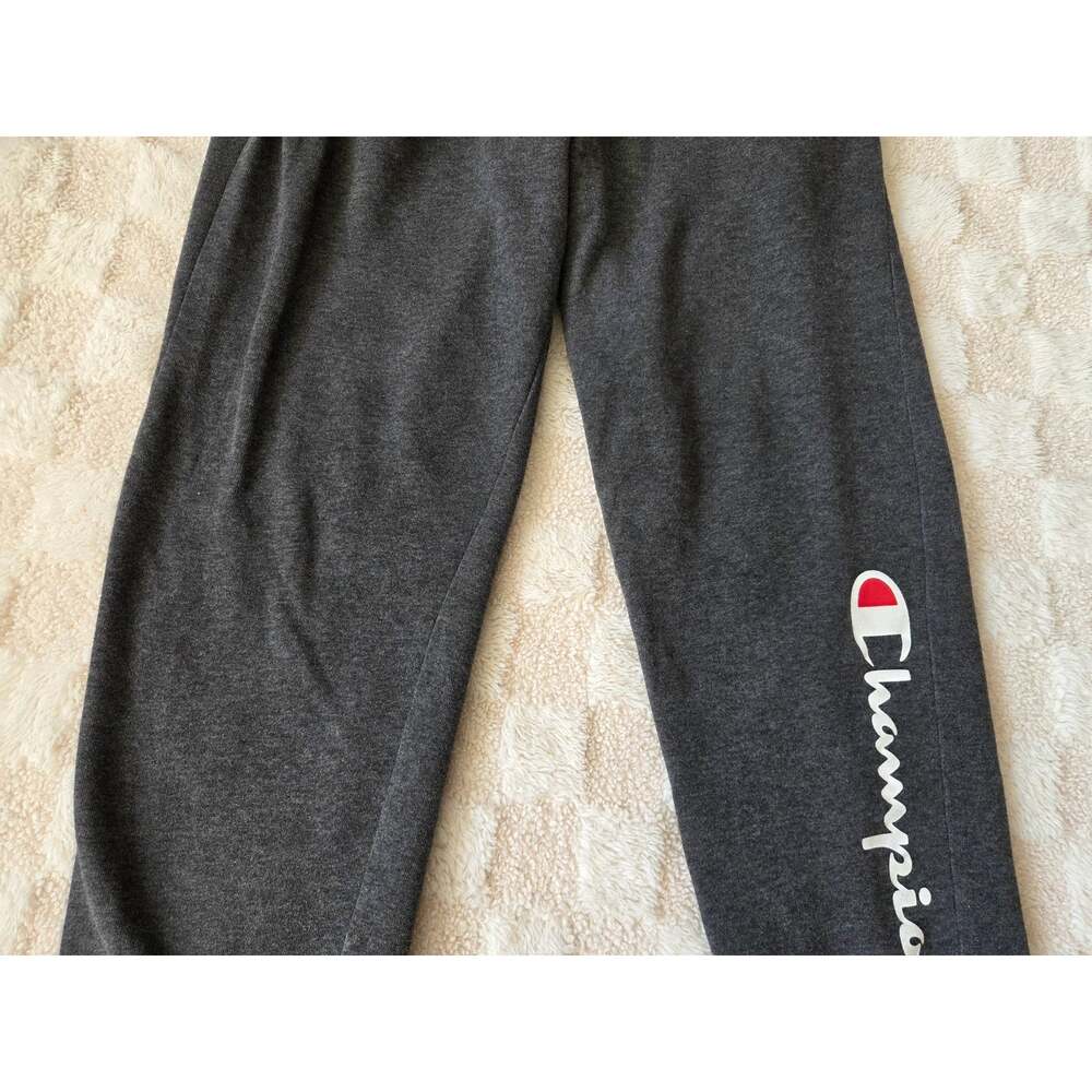 Champion Youth Boys Fleece Jogger Sweatpants - Gray, Size Large (L) - Picture 6 of 13